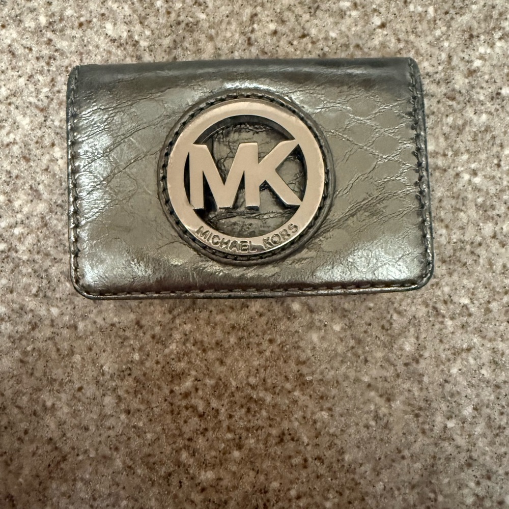 Michael Kors Metallic Card Holder